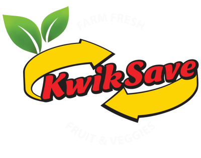 KwikSave_Stamp_Logo_FruitnVeg_Colour White
